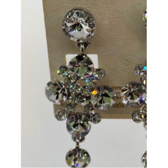 Georgianni Swarovski Crystal Dangle Earrings - Picture 5 of 8